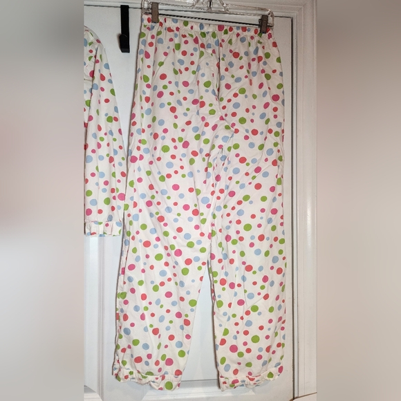 Pine Cone Hill Fine Linens Colorful Polka Dot 2 Piece Pajama Set Small - Picture 12 of 12